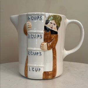 Vintage Les Artisans Sigma Towle Measuring Cup Display Piece Pitcher